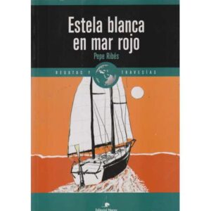 Estela blanca en mar rojo