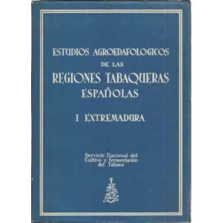 Estudios agroedafológicos de las regiones tabaqueras españolas. I.- Extremadura