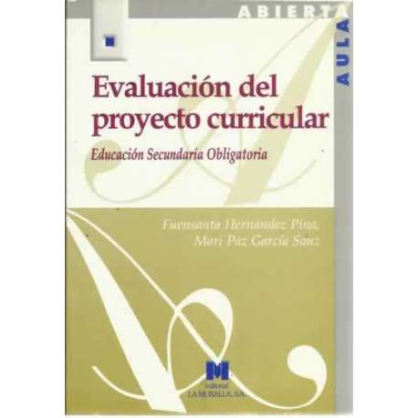 Evaluación del proyecto curricular. Educación Secundaria Obligatoria