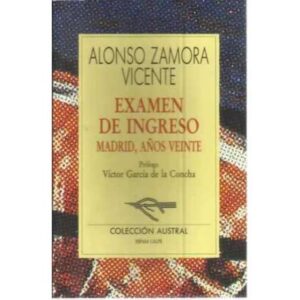 Examen de ingreso. Madrid años veinte
