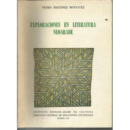 Exploraciones en literatura neoárabe