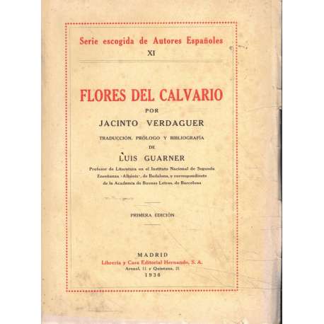 Flores del calvario