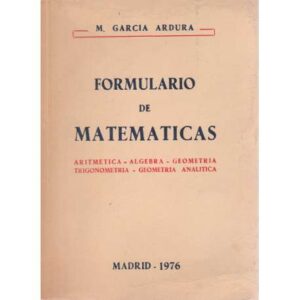 Formulario de matemáticas