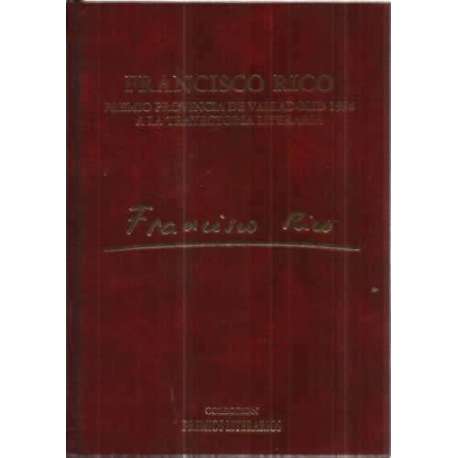 Francisco Rico. Premio provincial de Valladolid 1998 a la trayectoria literaria