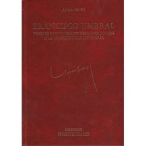 Francisco Umbral. Premio Provincia de Valladolid 1994 a la trayectoria literaria