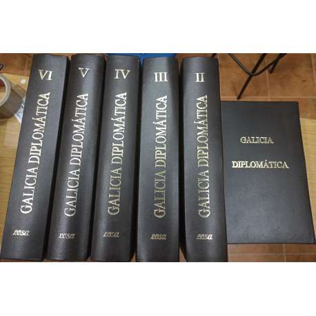 Galicia diplomática. VI Tomos. Del Nº 1 al Nº 25. Edición facsímil