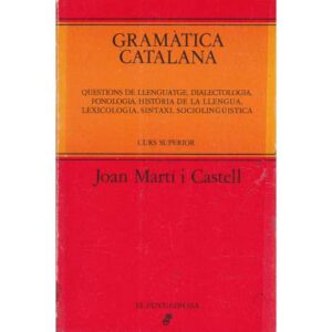 Gramática catalana. Curs superior