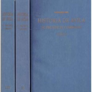 Historia de Ávila. Su provincia y su obispado. 3 tomos
