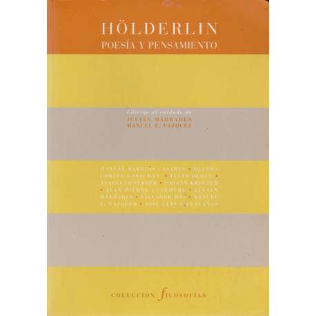 Hölderlin. Poesía y pensamiento