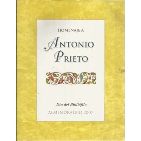 Homenaje a Antonio Prieto