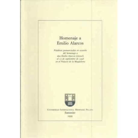 Homenaje a Emilio Alarcos