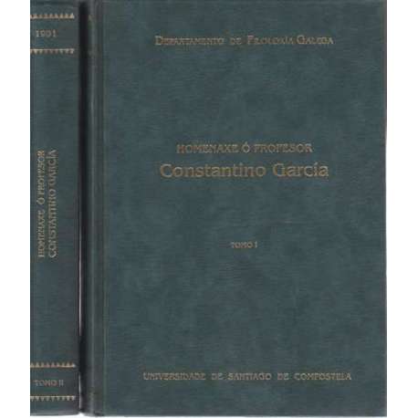 Homenaxe ó profesor Constantino García. 2 tomos