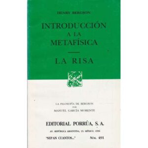Introducción a la metafísica. La risa