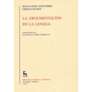 La argumentación en la lengua