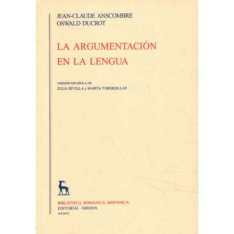 La argumentación en la lengua