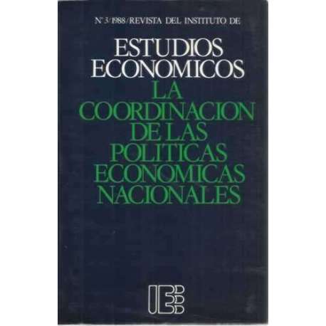 La coordinación de las políticas economicas nacionales