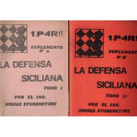 La defensa siciliana. Tomo I. Tomo II