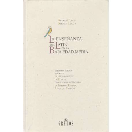 La enseñanza del latín en la baja edad media