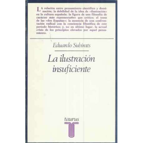 La ilustración insuficiente