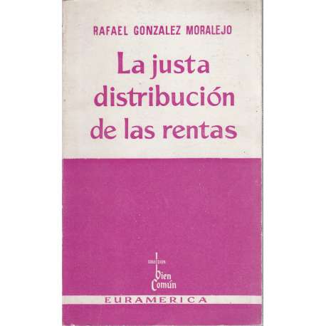 La justa distribución de las rentas