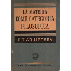 La materia como categoría filosófica