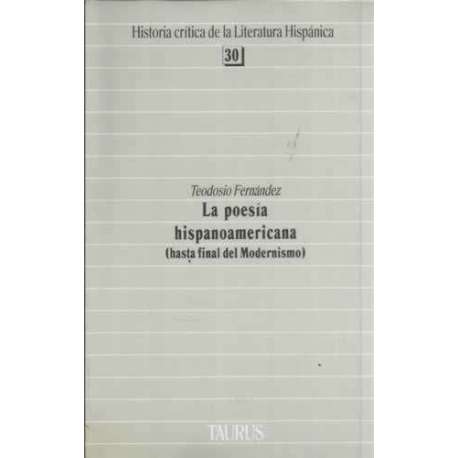 La poesía hispanoamericana (hasta final del Modernismo)