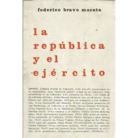 LA REPÚBLICA Y EL EJÉRCITO
