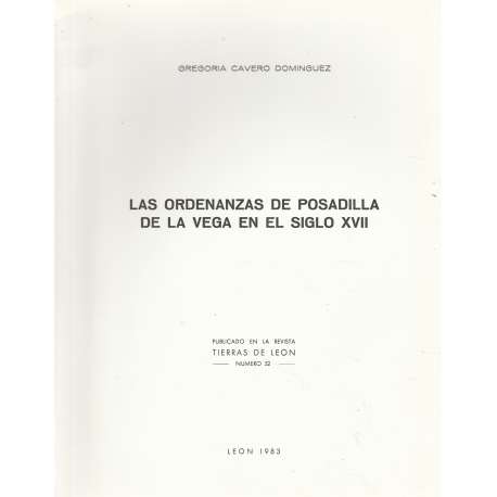 Las Ordenanzas de Posadilla de la Vega en el Siglo XVII