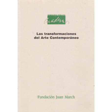 Las transformaciones del Arte Contemporáneo