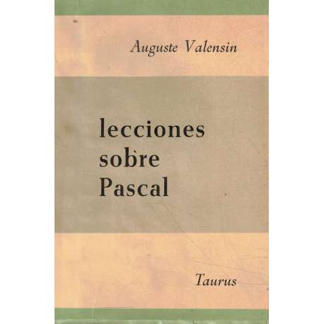 Lecciones sobre Pascal