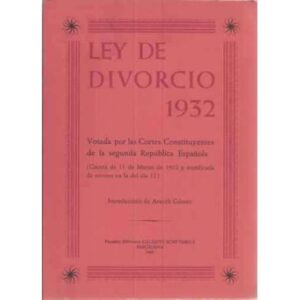 Ley de divorcio 1932