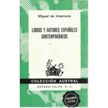 LIBROS Y AUTORES ESPAÑOLES CONTEMPORÁNEOS