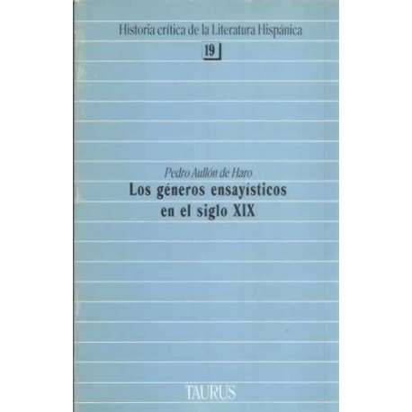 Los géneros ensayísticos en el siglo XIX