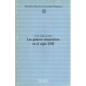 Los géneros ensayísticos en el siglo XVIII