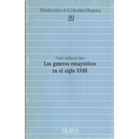 Los géneros ensayísticos en el siglo XVIII