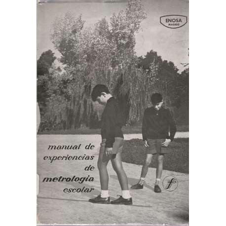 Manual de experiencias de metrología escolar