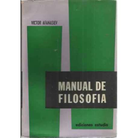 MANUAL DE FILOSOFÍA