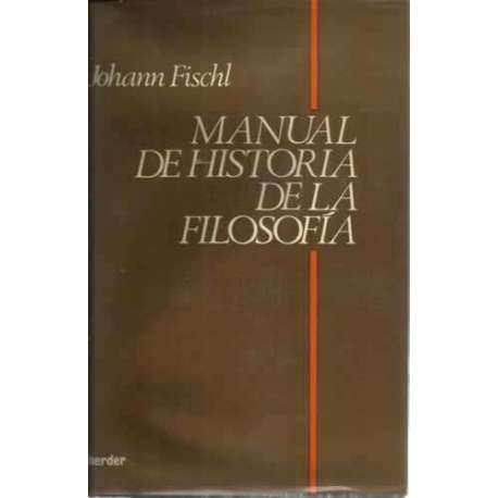 MANUAL DE HISTORIA DE LA FILOSOFÍA