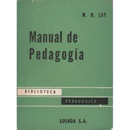 Manual de pedagogía