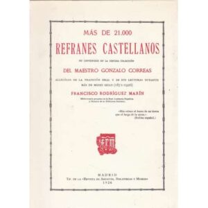 Más de 21.000 refranes castellanos