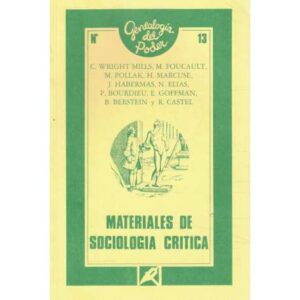 Materiales de sociología crítica