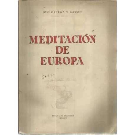Meditación de Europa