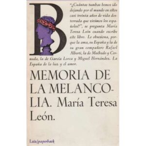 Memoria de la melancolia
