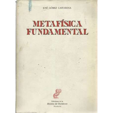 Metafísica fundamental