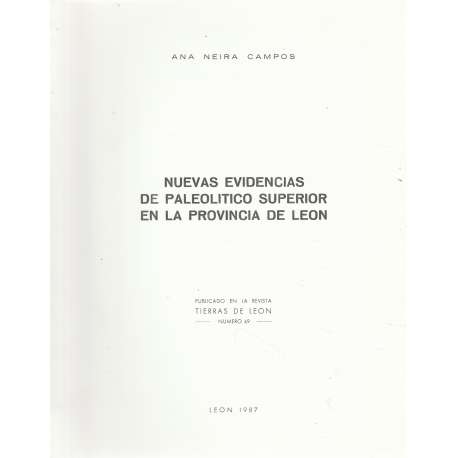 Nuevas evidencias de Paleolítico Superior en la provincia de León