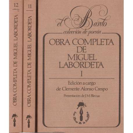 Obra completa de Miguel Labordeta. 3 Tomos