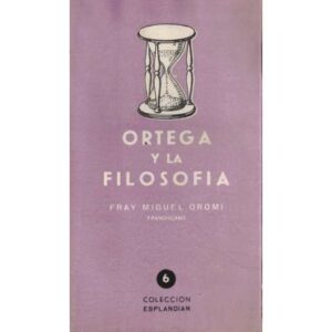 Ortega y la filosofía