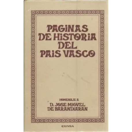 Páginas de historia del País Vasco
