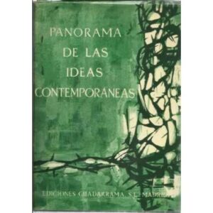 PANORAMA DE LAS IDEAS CONTEMPORÁNEAS