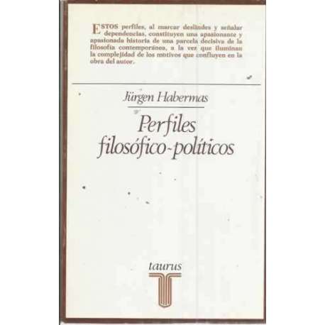 PERFILES FILOSÓFICO-POLÍTICOS